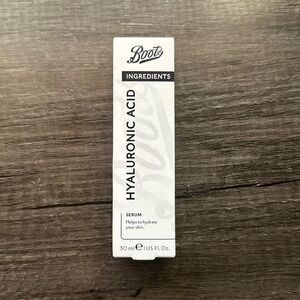 Boots‎ Ingredients Hyaluronic Acid Face Serum 30ml